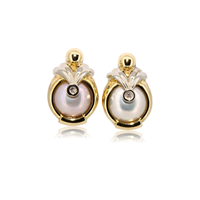 Ohrringe Idee Preziose dal 1987 Dame in Gelbgold Perla IP.OK18M/4P - IP.OK18M/4P